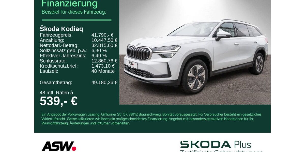 Skoda Kodiaq 34.900 km 39.990 &euro; Heilbronn 74076