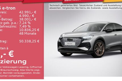 Audi Q4 e-tron 20.415 km 42.991 € Weinheim 69469
