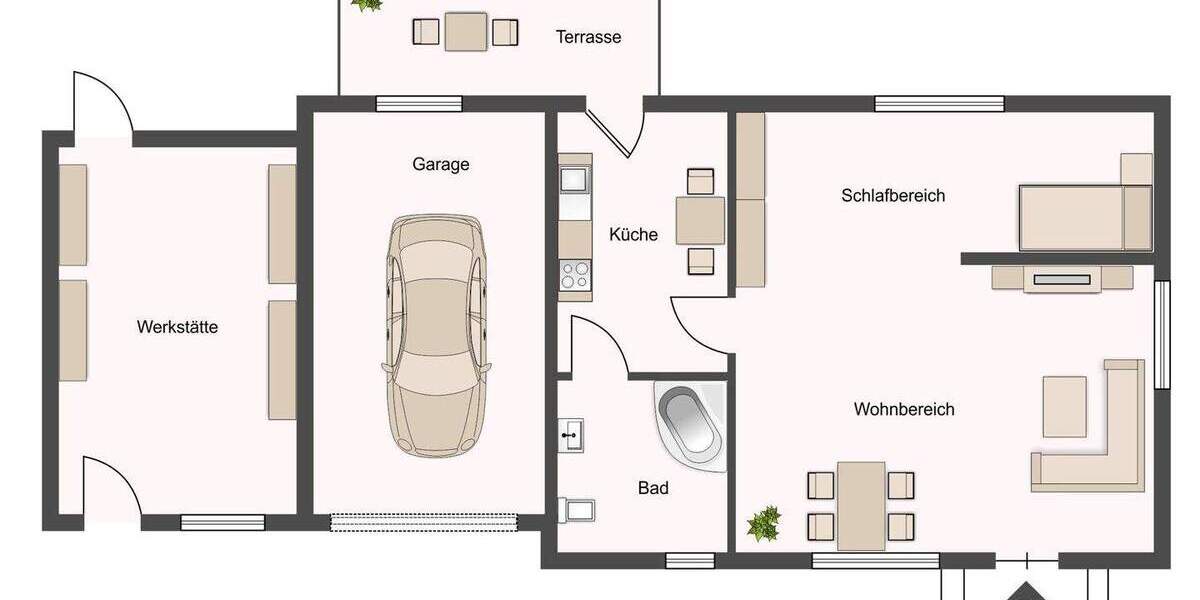 Ruhig. Grün. Flexibel. - Vielseitiges Zuhause für Generationen oder neue Wohnkonzepte! 1 zimmer