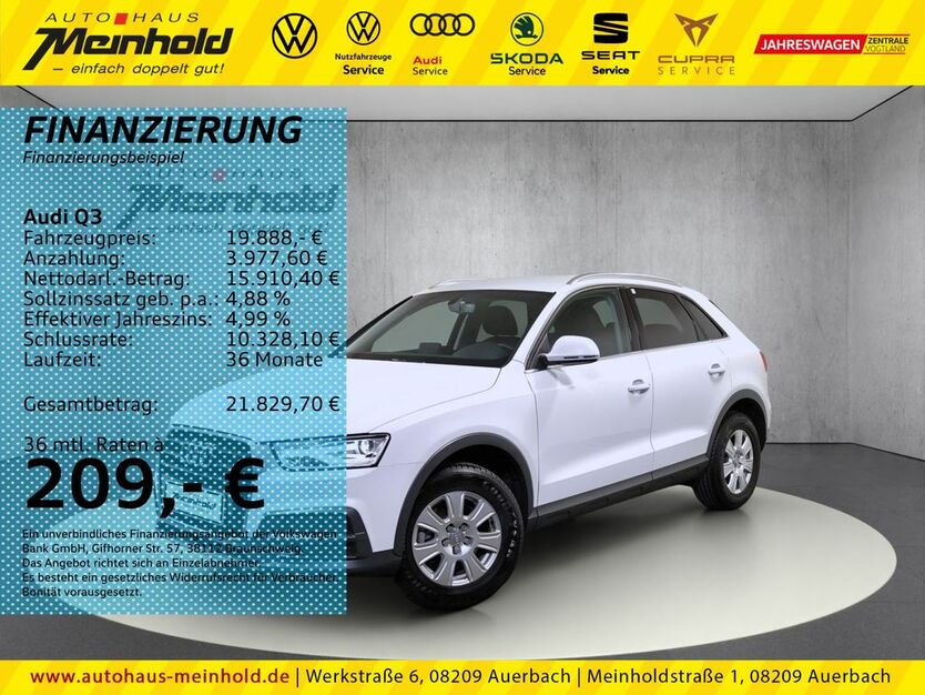 Audi Q3 2.300 km 19.888 € Auerbach/Rebesgrün 08209