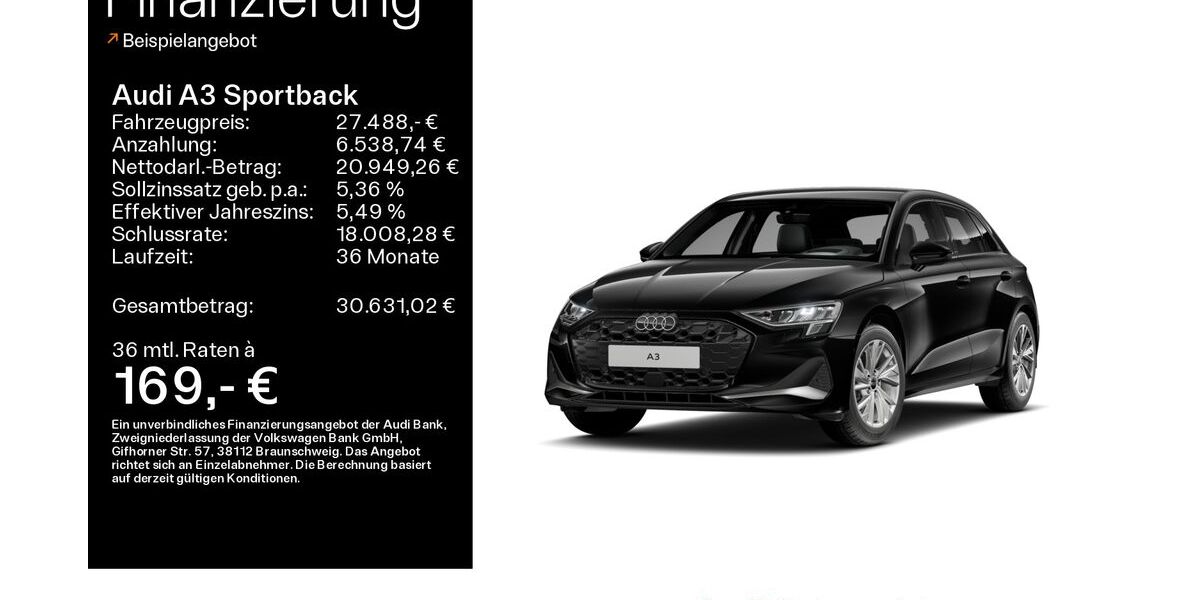 Audi A3 40.900 km 27.488 &euro; Mühlheim 63165