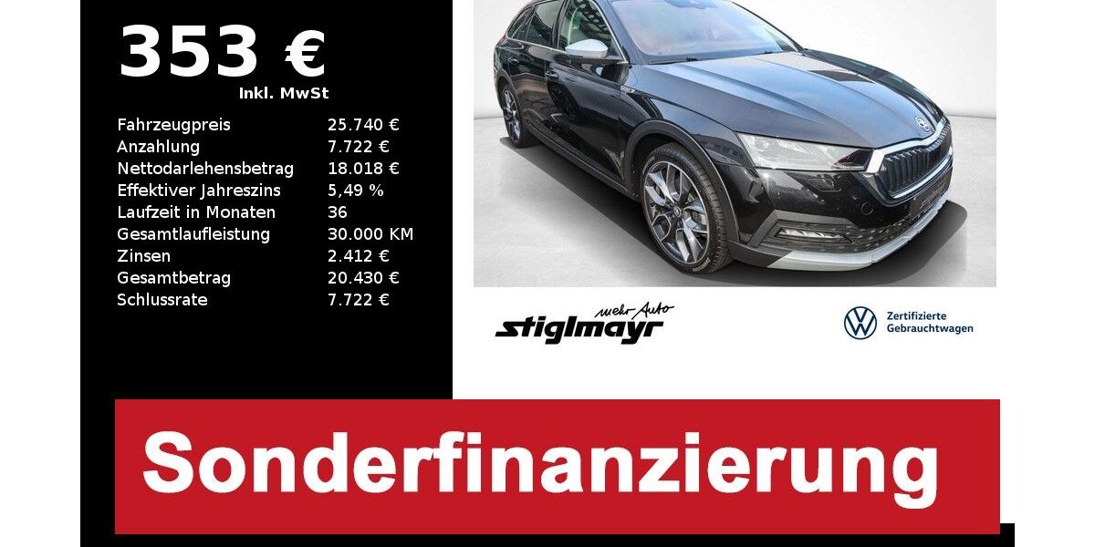 Skoda Octavia 97.205 km 25.740 &euro; Pfaffenhofen/Ilm 85276