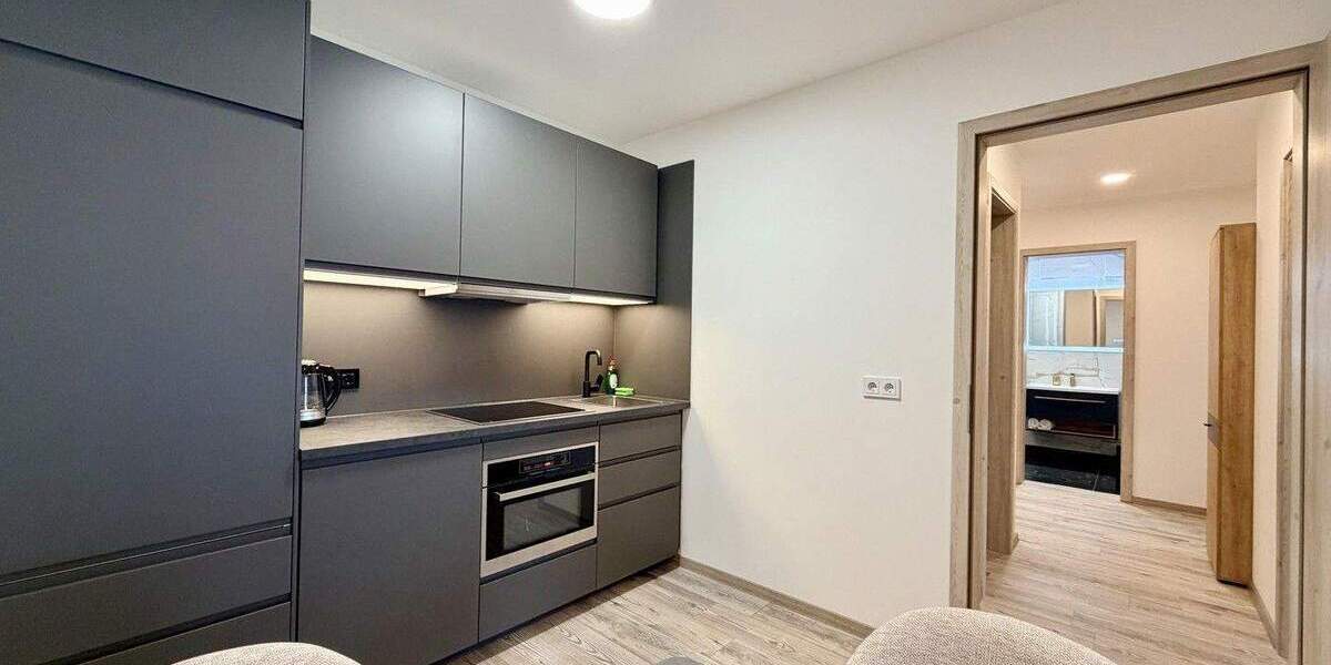 Neubau 3-Zimmer-Wohnung mit Einbauküche im Stadtzentrum, als Ferienwohnung genehmigt 3 zimmer