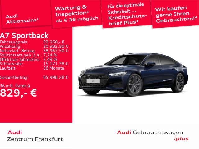 Audi A7 18.594 km 59.950 &euro; Frankfurt am Main 60326