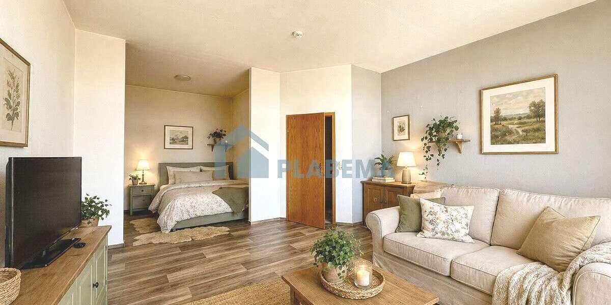 Etagenwohnung Parchim - 1 Zimmer, 52 m&sup2;, 572&euro; | Angebot:26441989