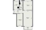 Etagenwohnung Schwedt (Oder) - 3 Zimmer, 59 m&sup2;, 369&euro; | Angebot:25960154