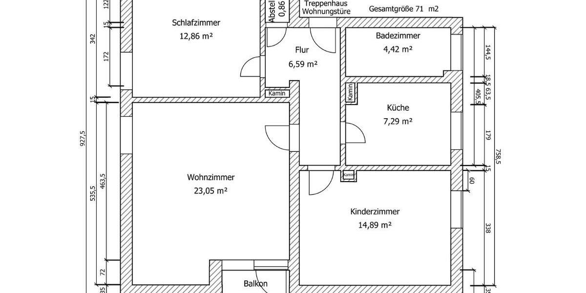 Etagenwohnung Traunreut Irsing - 3 Zimmer, 71 m&sup2;, 225.000&euro; | Angebot:26520329