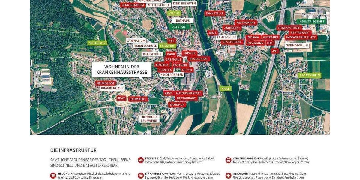 Etagenwohnung Nabburg - 2 Zimmer, 52 m&sup2;, 242.000&euro; | Angebot:25666154