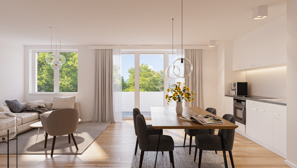Etagenwohnung Eckernförde - 2 Zimmer, 53 m&sup2;, 289.000&euro; | Angebot:25780066