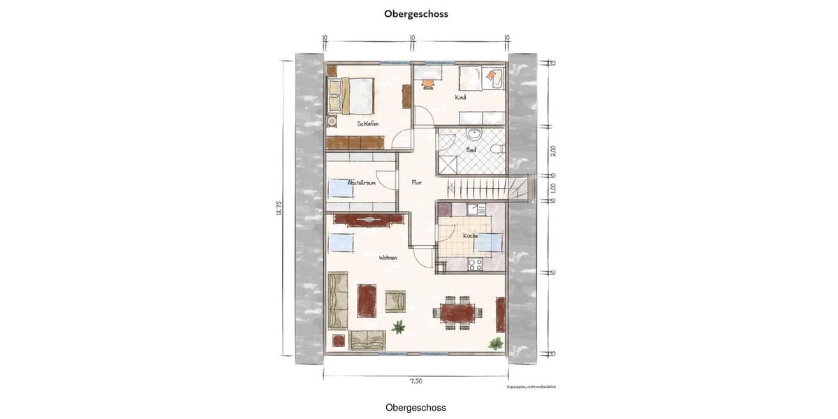 Haus zur Miete mit Einliegerwohnung 8 zimmer