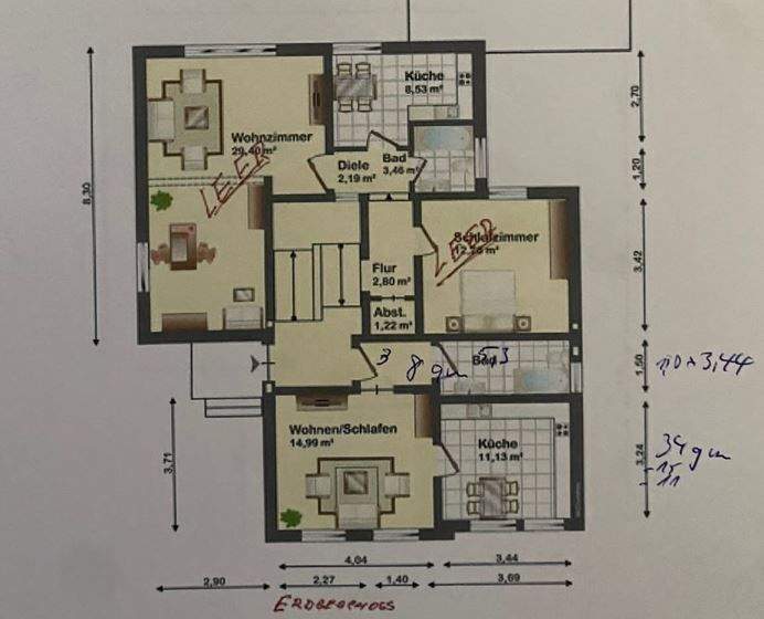 Mehrfamilienhaus, Wohnhaus Solingen Solingen-Mitte - 1 Zimmer, 439.000&euro; | Angebot:24423598