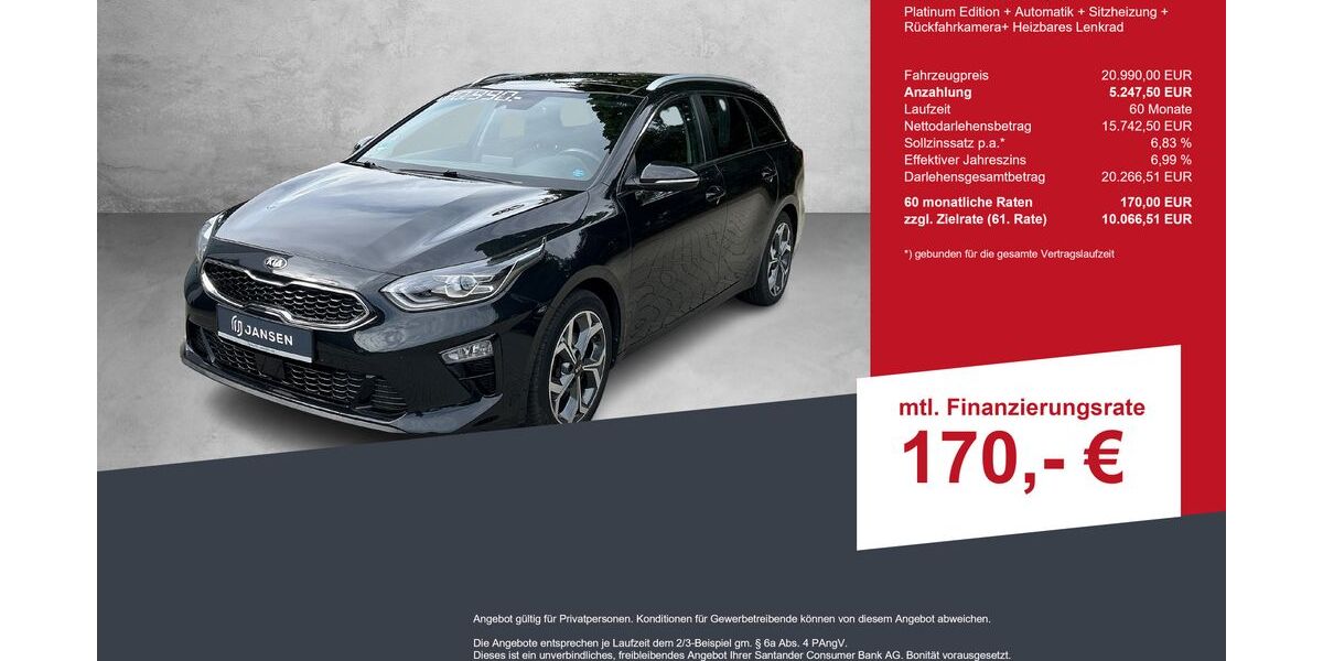 Kia ceed Sportswagon 85.900 km 20.990 &euro; Haselünne 49740