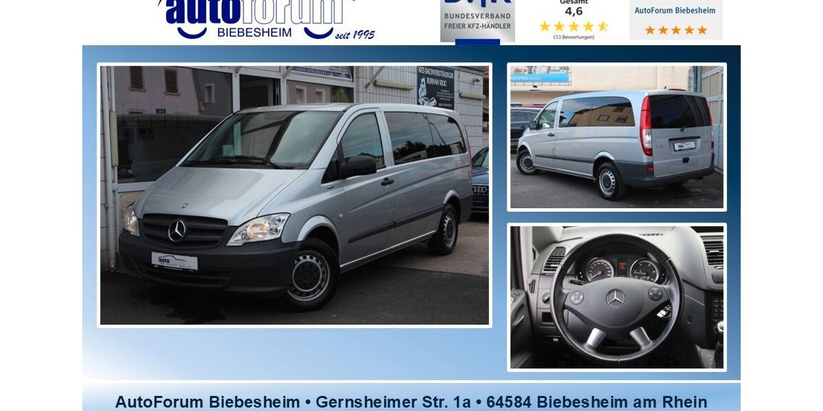 Mercedes-Benz Vito 198.000 km 12.999 &euro; Biebesheim 64584