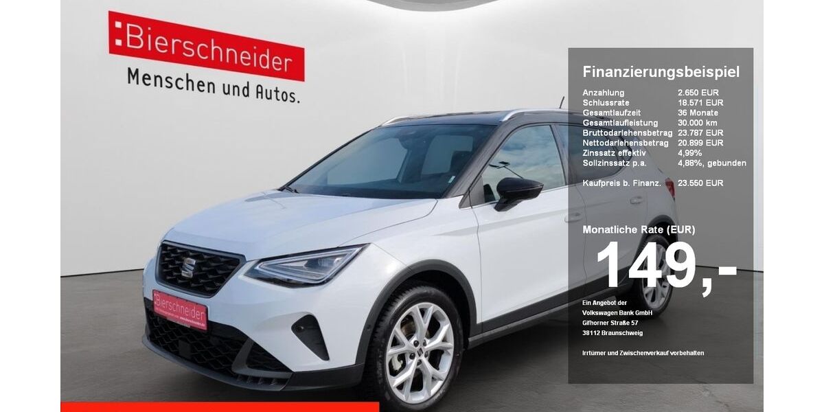 Seat Arona 26.200 km 23.550 &euro; Regensburg 93055