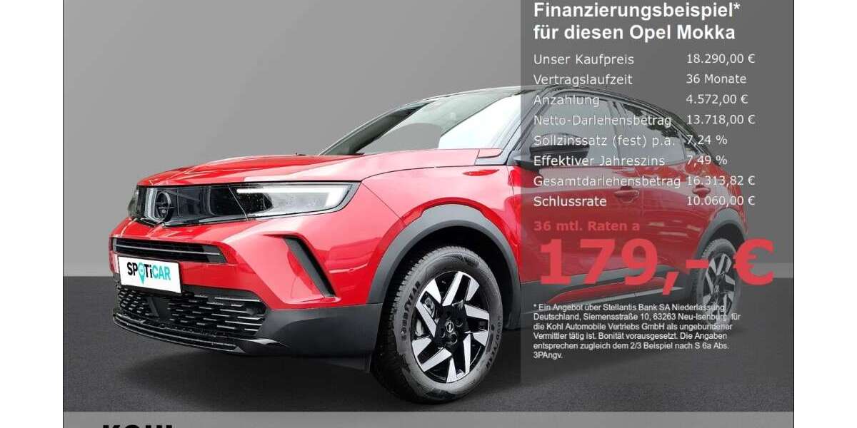 Opel Mokka 12.300 km 18.290 &euro; Aachen 52078