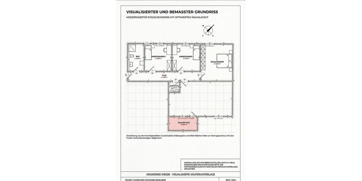 Dachgeschoßwohnung Mühlenbecker Land - 4 Zimmer, 97 m&sup2;, 343.800&euro; | Angebot:27196324