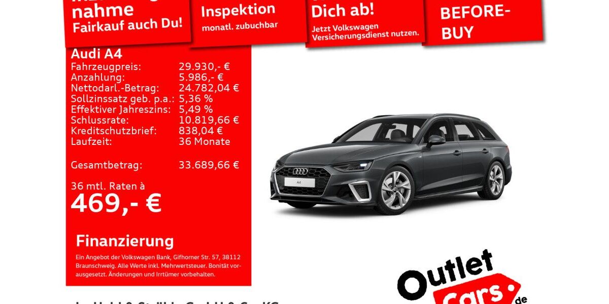 Audi A4 69.052 km 29.930 &euro; Senden 89250