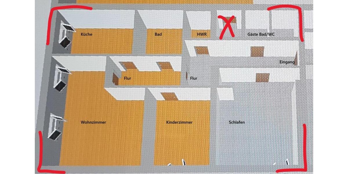 Etagenwohnung Pulsnitz - 2 Zimmer, 126 m&sup2;, 700&euro; | Angebot:26285382