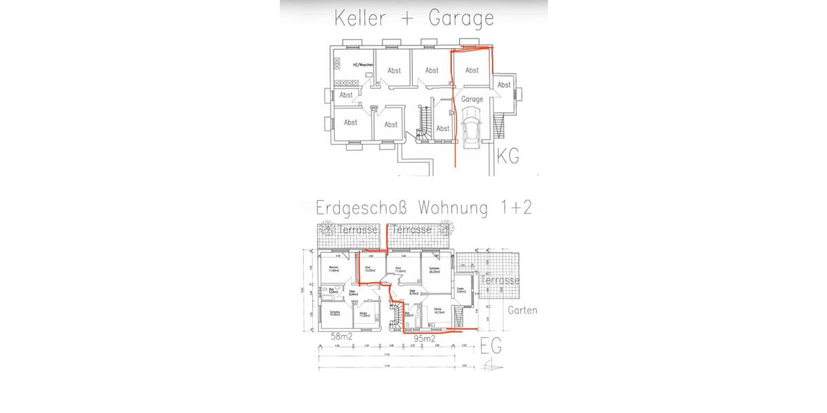Erdgeschoßwohnung Meschede - 4 Zimmer, 95 m&sup2;, 680&euro; | Angebot:25968664