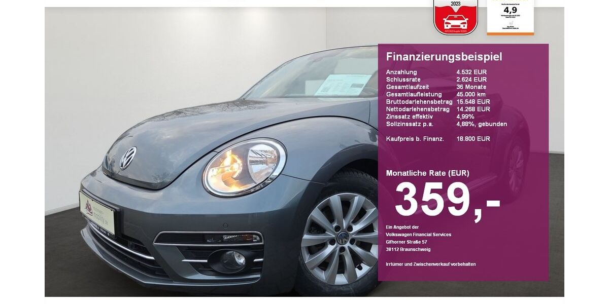 VW Beetle 57.500 km 18.800 &euro; Albbruck 79774