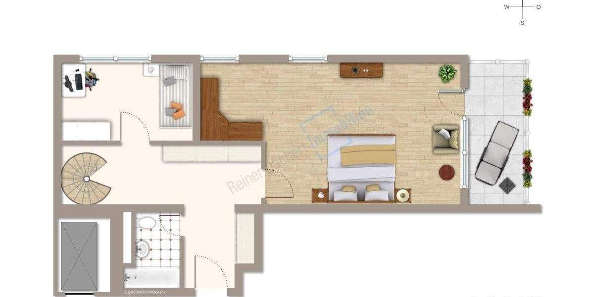 Etagenwohnung Mühltal Nieder-Ramstadt - 3 Zimmer, 124 m&sup2;, 349.900&euro; | Angebot:25244632