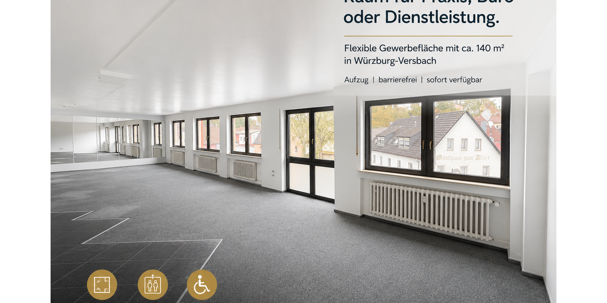 Gewerbeobjekt Würzburg Lindleinsmühle - 1.290&euro; | Angebot:19771796