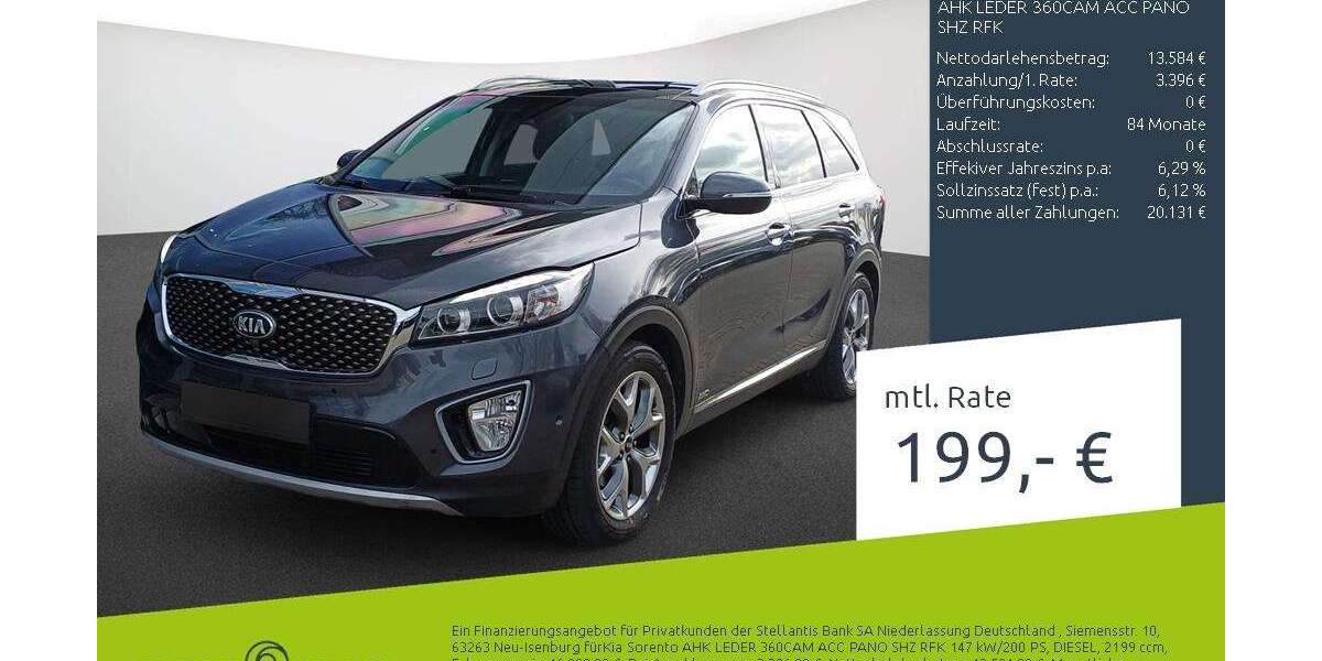 Kia Sorento 115.891 km 16.980 &euro; Borken 46325