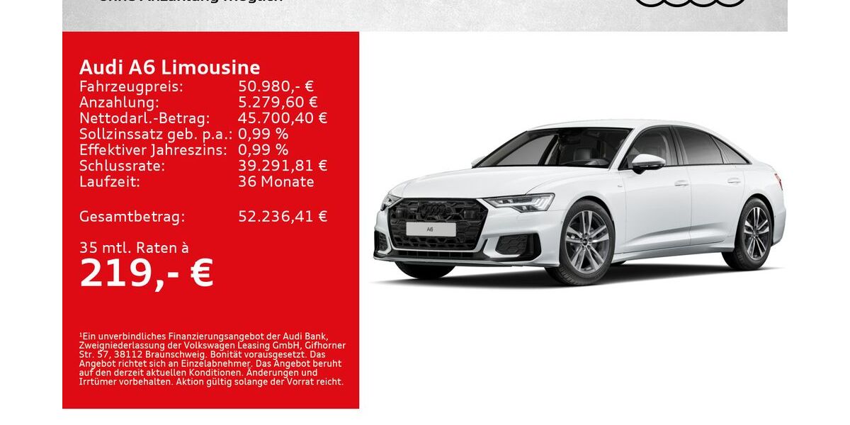 Audi A6 29.500 km 50.480 &euro; Kitzingen 97318
