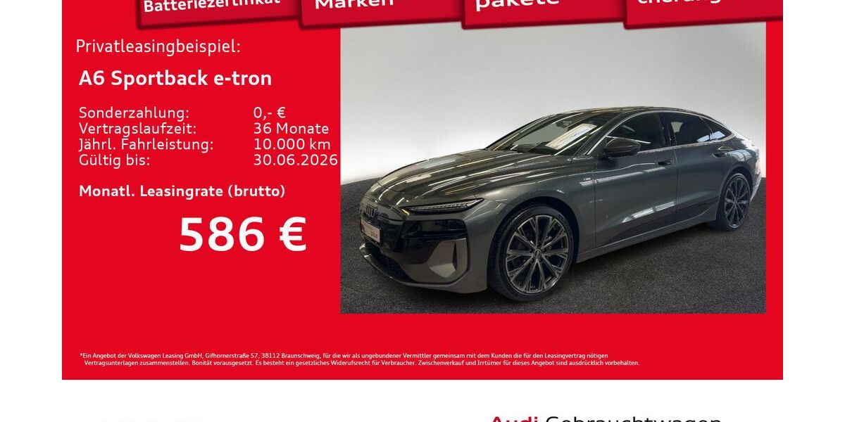 Audi A6 e-tron 9.910 km 54.450 &euro; Hamburg 22529