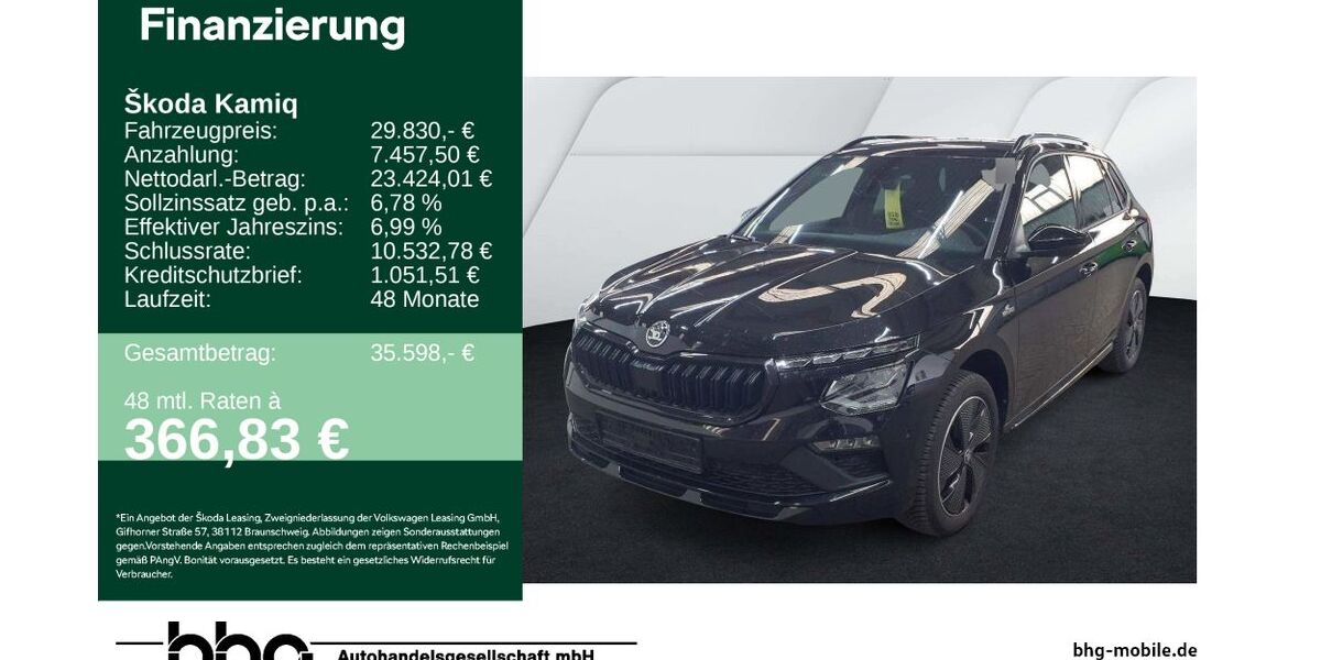 Skoda Kamiq 16.500 km 29.830 &euro; Freudenstadt 72250