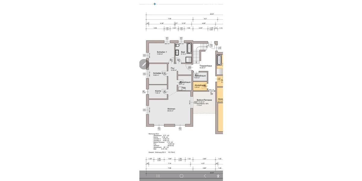 Etagenwohnung Hemau - 3 Zimmer, 105 m&sup2;, 1.180&euro; | Angebot:25284832