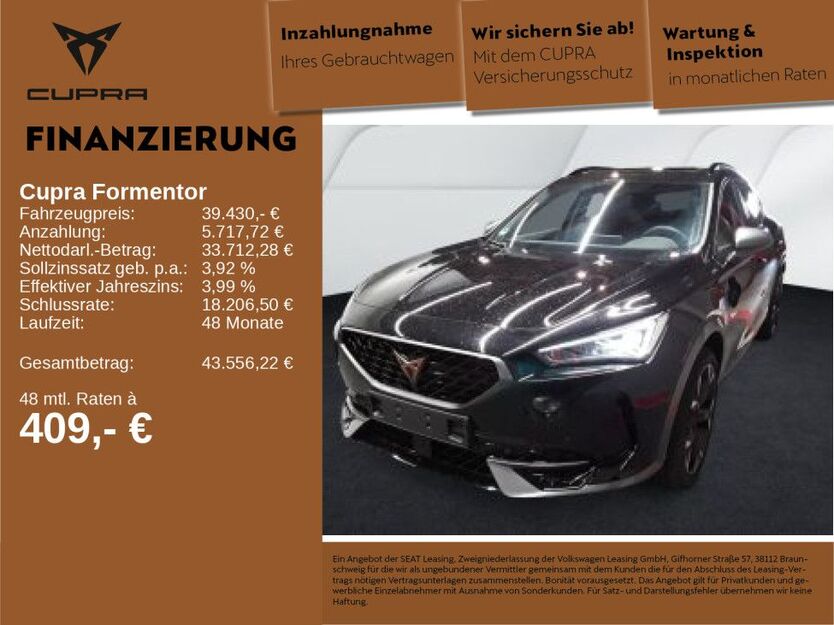 Cupra Formentor 1.001 km 39.430 € Neu-Ulm 89231