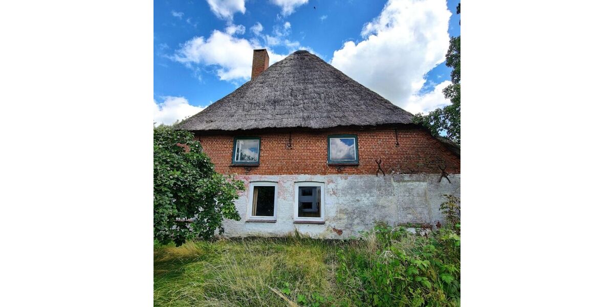 Provisionsfrei* Denkmalgeschütztes Reetdachhaus von 1865 - großes Grundstück & Ausbaupotenzial - Bauernhaus, Landhaus Seeth | Angebot:27030546