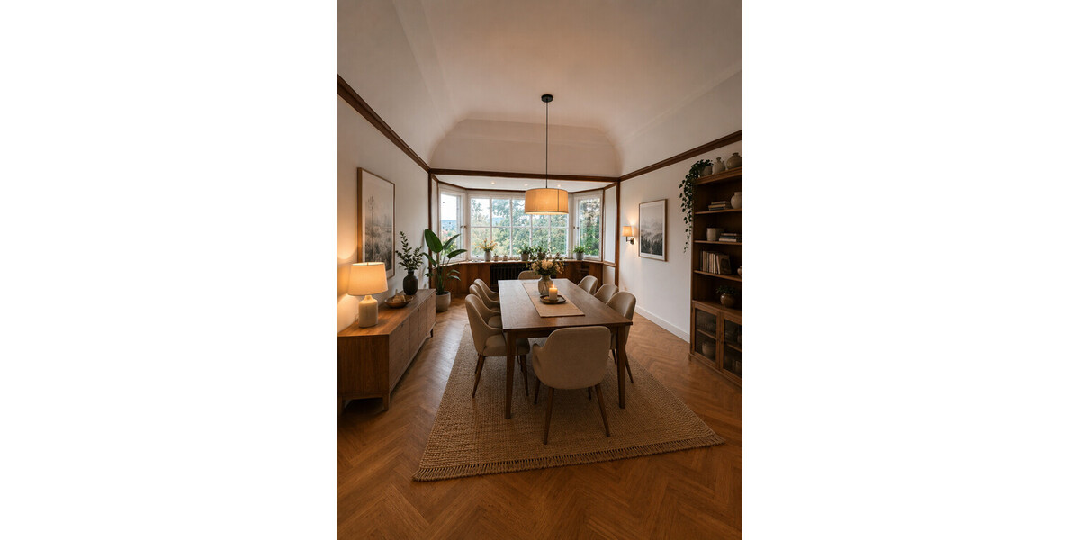 Denkmalgeschützte Fabrikantenvilla an der Weser – Parkgrundstück mit drei zusätzlichen Bauplätzen - Mehrfamilienhaus, Wohnhaus Vlotho | Angebot:26857223