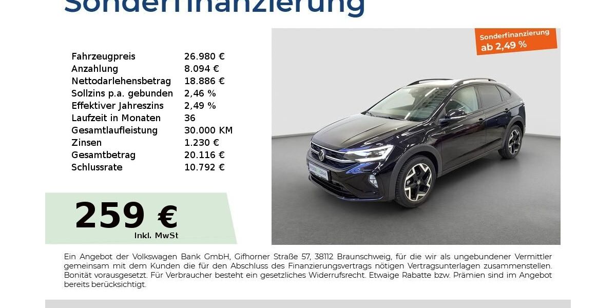 VW Taigo 24.130 km 26.550 &euro; Fürth 90763