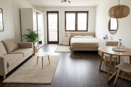 Leimen: NEU möbliertes 1-Zimmer-Apartment mit Balkon in Top-Lage 1 zimmer