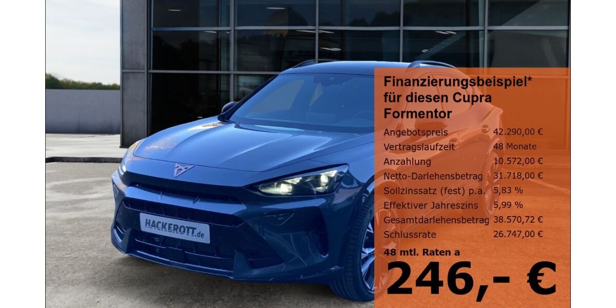Cupra Formentor 2.127 km 42.290 € Hannover 30165