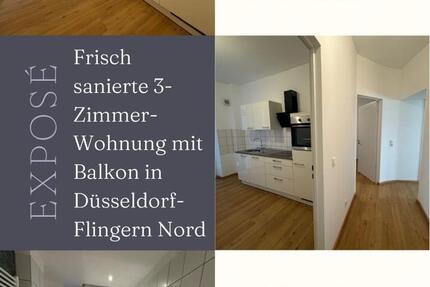 Frisch sanierte 3-Zimmer Wohung mit Balkon in Düsseldorf Flingern zimmer