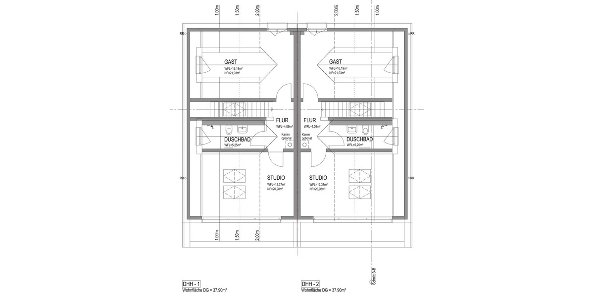 Bezugsfertig! Design Neubau Chalet-Haushälfte mit Doppelgarage und Loisachblick - Doppelhaushälfte Wolfratshausen Farchet | Angebot:26478547