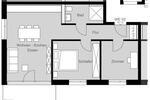 3-Zimmer-NeubauWohnung mit Balkon - Erstbezug - WBS