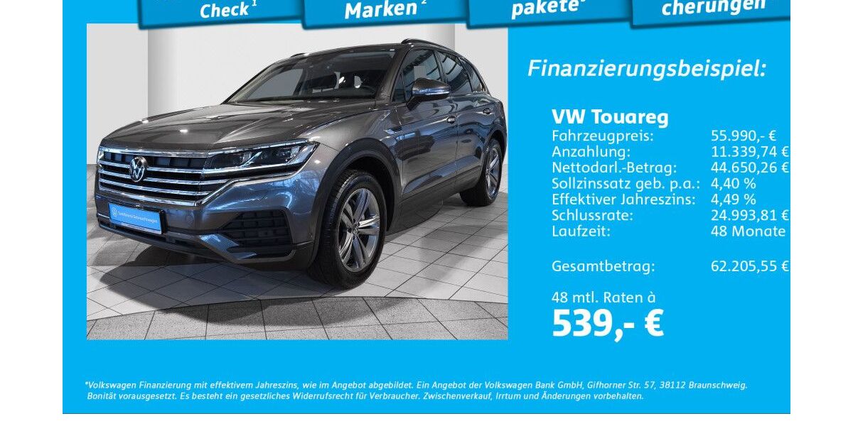 VW Touareg 36.217 km 55.990 &euro; Glinde 21509