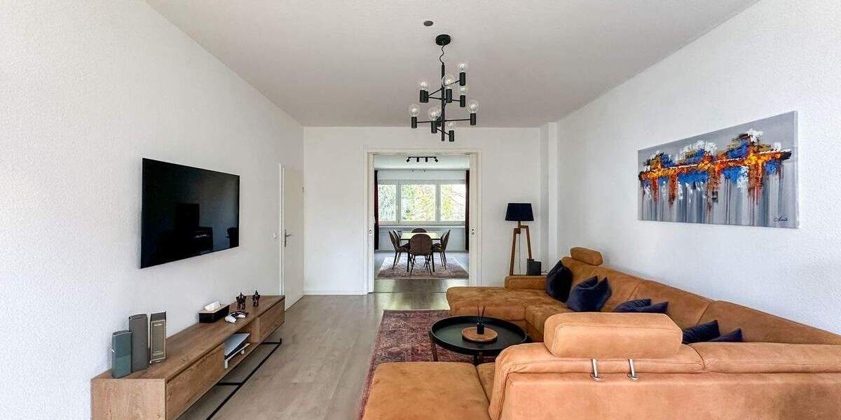 Etagenwohnung Düsseldorf Grafenberg - 3 Zimmer, 100 m&sup2;, 1.300&euro; | Angebot:25471853