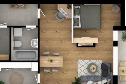 Möbliertes Appartement am Isarstausee**frei ab November zimmer