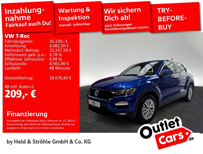 VW T-Roc 67.673 km 16.330 € Senden 89250