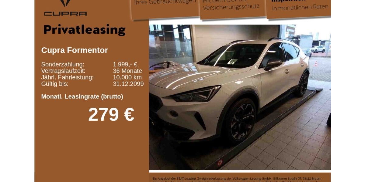 Cupra Formentor 21.093 km 25.970 &euro; Neu-Ulm 89231