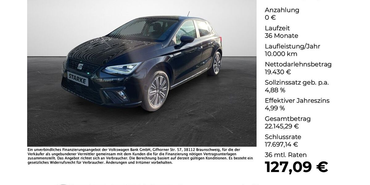 Seat Ibiza 9.500 km 18.890 &euro; Vechta 49377