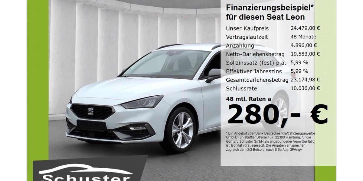 Seat Leon 20.860 km 24.479 &euro; Ruhstorf 94099