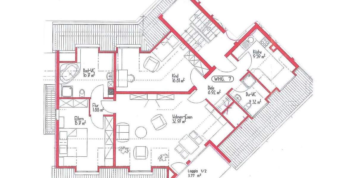 Etagenwohnung Feucht - 3 Zimmer, 98 m&sup2;, 450.000&euro; | Angebot:24462755