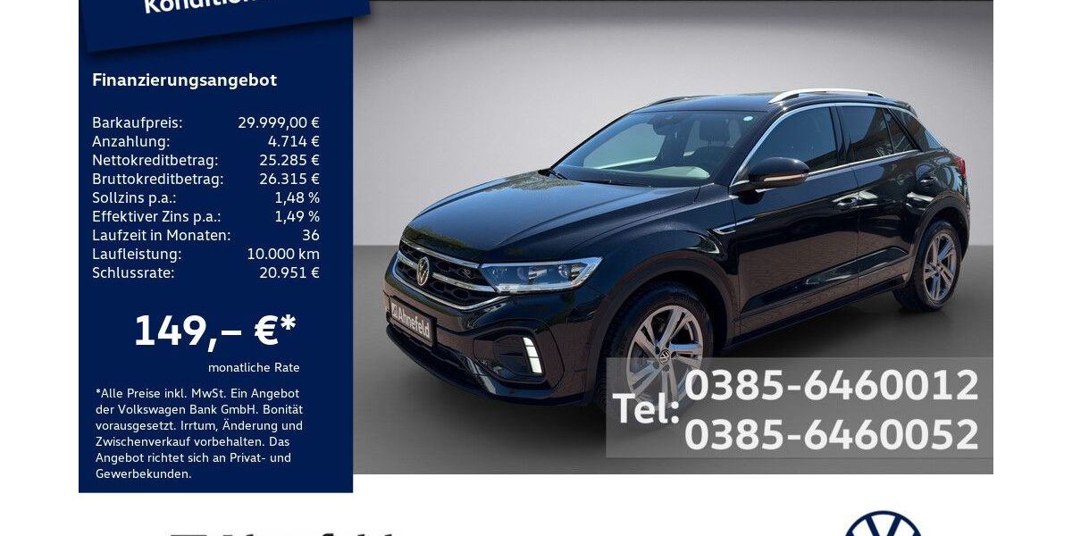 VW T-Roc 19.700 km 29.999 &euro; Schwerin 19061