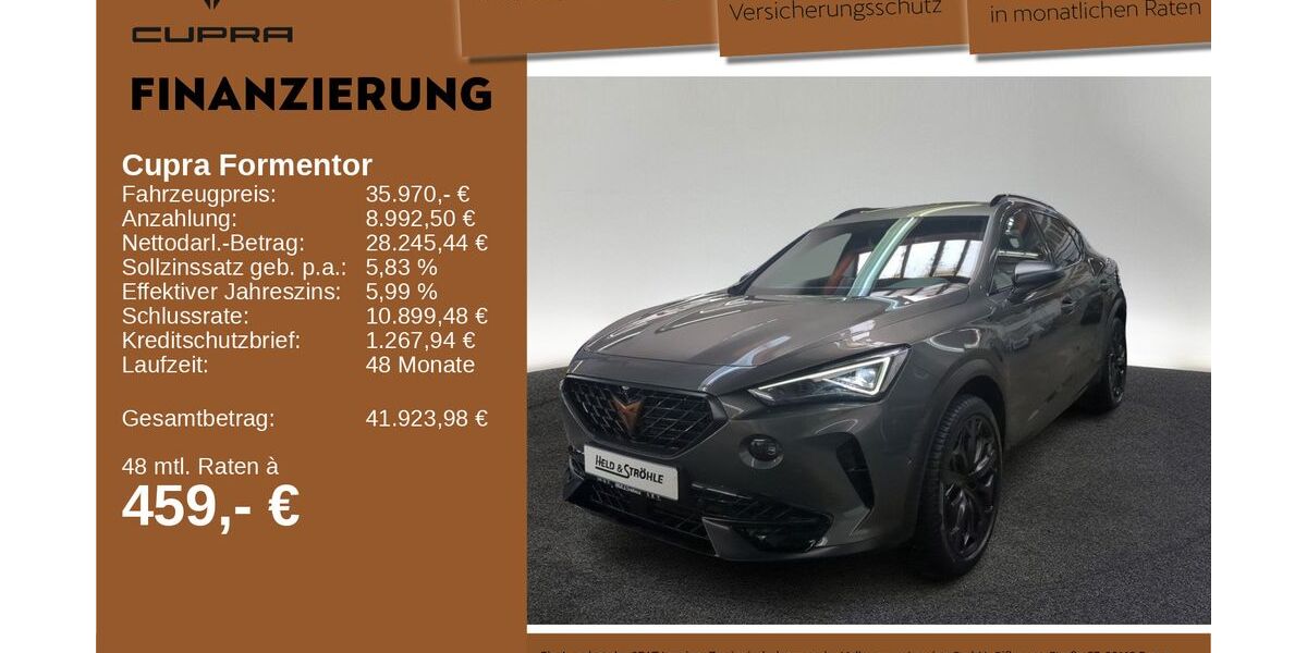 Cupra Formentor 23.105 km 35.970 &euro; Neu-Ulm 89231